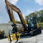 EF forks on excavator