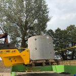 EF1000 unloading EF1000 pallet forks unloading